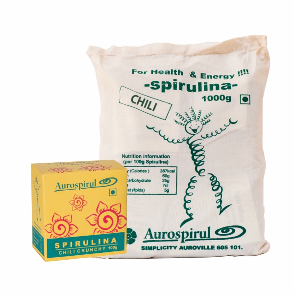 Spirulina Chili Crunchy | 1kg | Aurospirul
