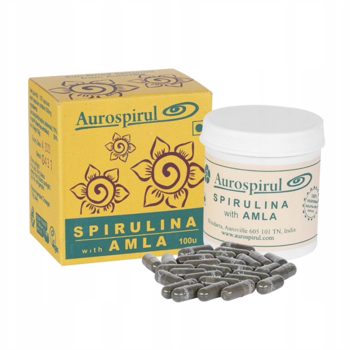 spirulina z amlą tabletki