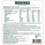 Moringa 100 kapsułek etykieta