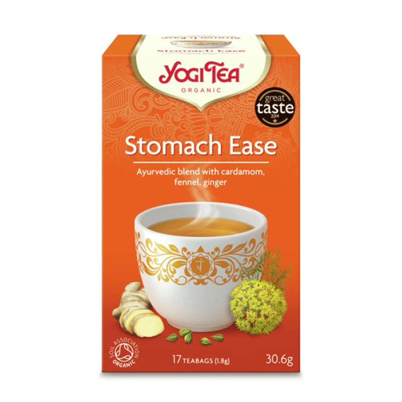 YOGI TEA Stomach Ease | Wsparcie trawienia | Herbata | 17szt. | 30,6g