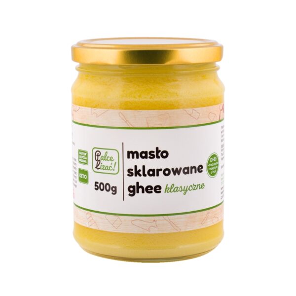 Masło sklarowane Ghee naturalne | 500g | Palce Lizać