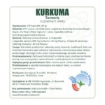 Etykieta produktu Kurkuma Aurospirul 100 kapsułek