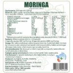 Moringa 500 kapsułek etykieta 6.2025