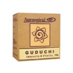 Guduchi Aurospirul 100 g – opakowanie produktu w proszku