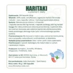 Etykieta produktu Haritaki Aurospirul 100 kapsułek