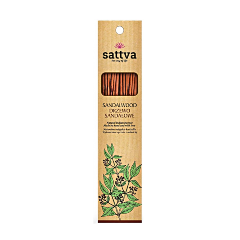 SATTVA | Kadzidła | Sandalwood Drzewo sandałowe | 15szt