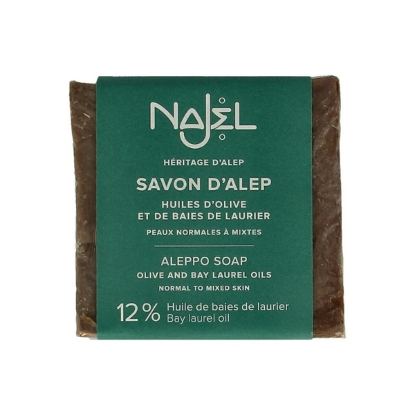 Mydło z Aleppo 12 oleju laurowego 88 oliwy z oliwek 200g Najel