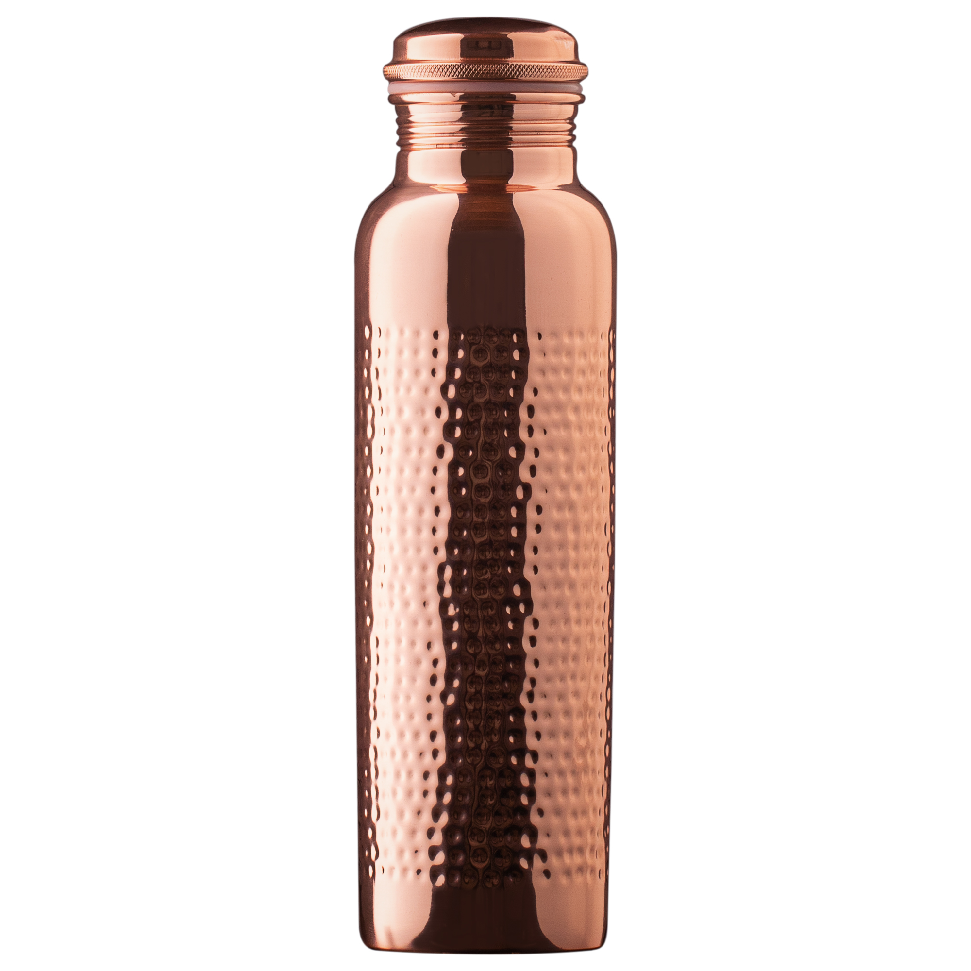Butelka miedziana ozdobna młotkowana 950 ml antybakteryjna Mo...