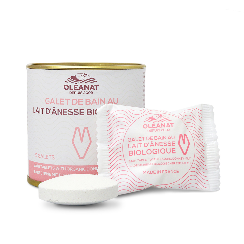 Oléanat | Tabletki do kąpieli z oślim mlekiem | opakowanie 5 szt | Le Secret Naturel
