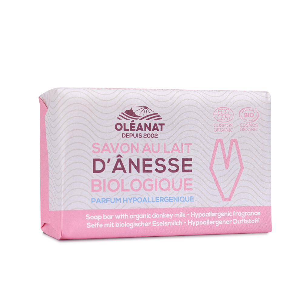 Oléanat | Mydło z oślim mlekiem o hipoalergicznym zapachu | 100g | Le Secret Naturel