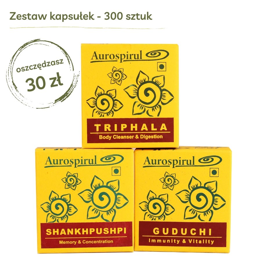 Na Układ Trawienia i Jelita | zestaw ziół | kapsułki | Aurosp...