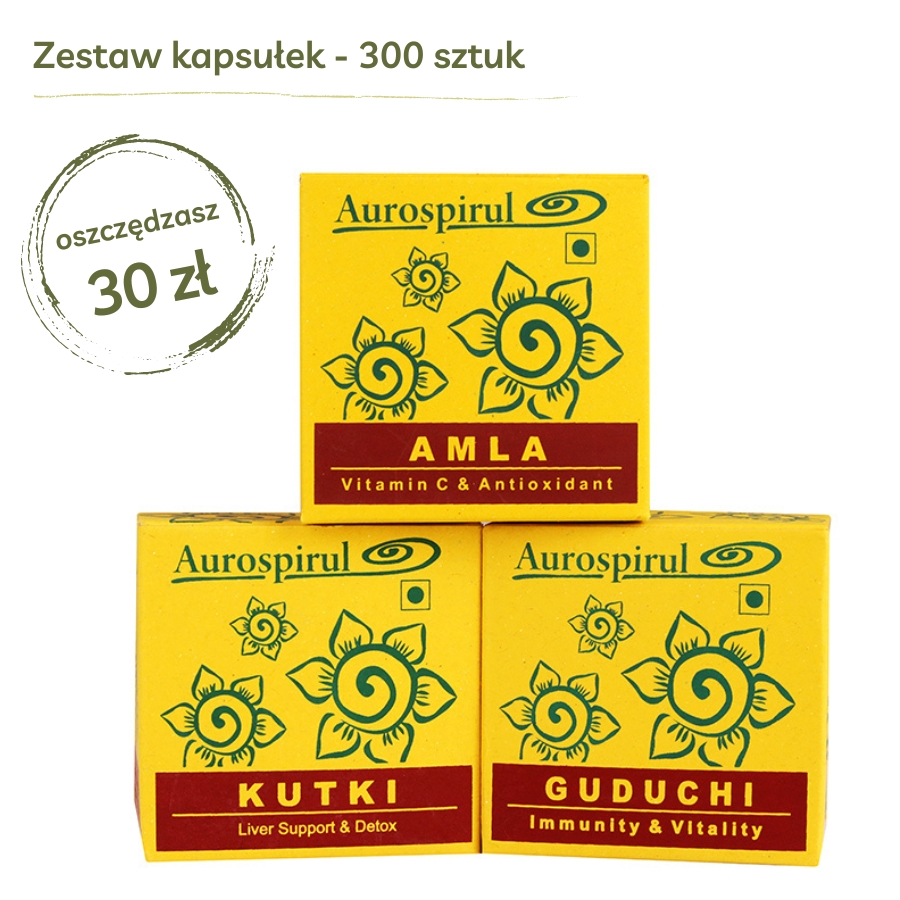 Na Wątrobę i Drogi Żółciowe | zestaw ziół | kapsułki | Aurosp...