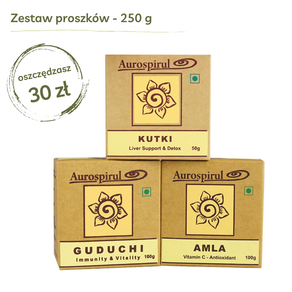 Na Wątrobę i Drogi Żółciowe | zestaw ziół | proszek | Aurospirul