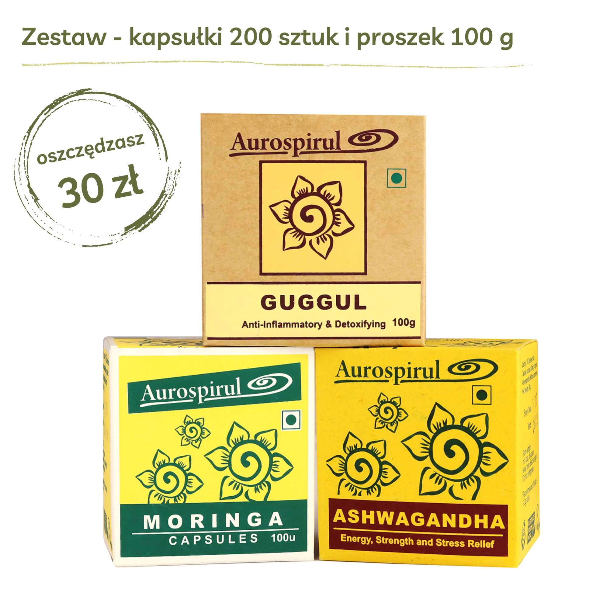 Dla mężczyzn | zestaw ziół | kapsułki | Aurospirul