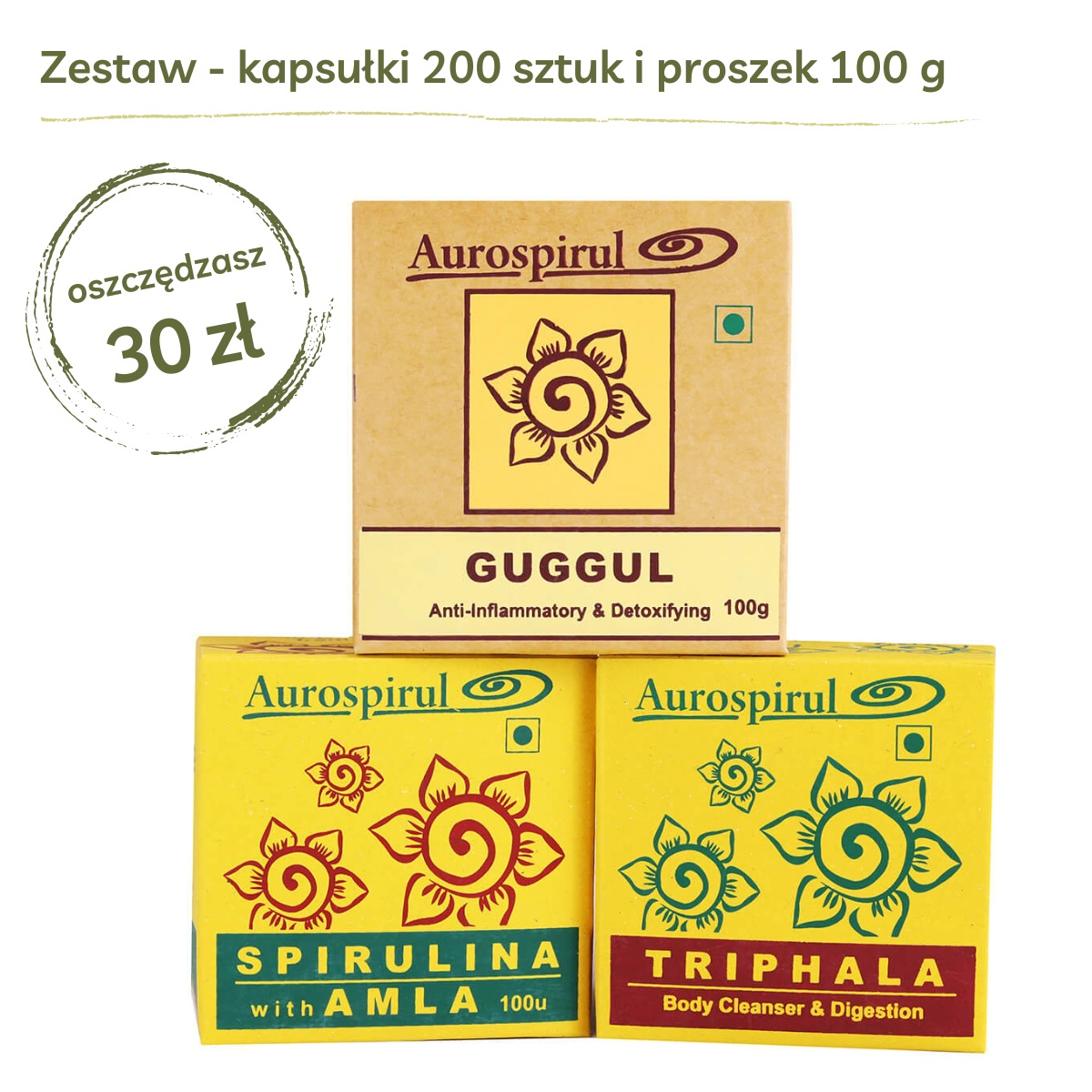 Na Kontrolę Wagi | zestaw ziół | kapsułki | Aurospirul