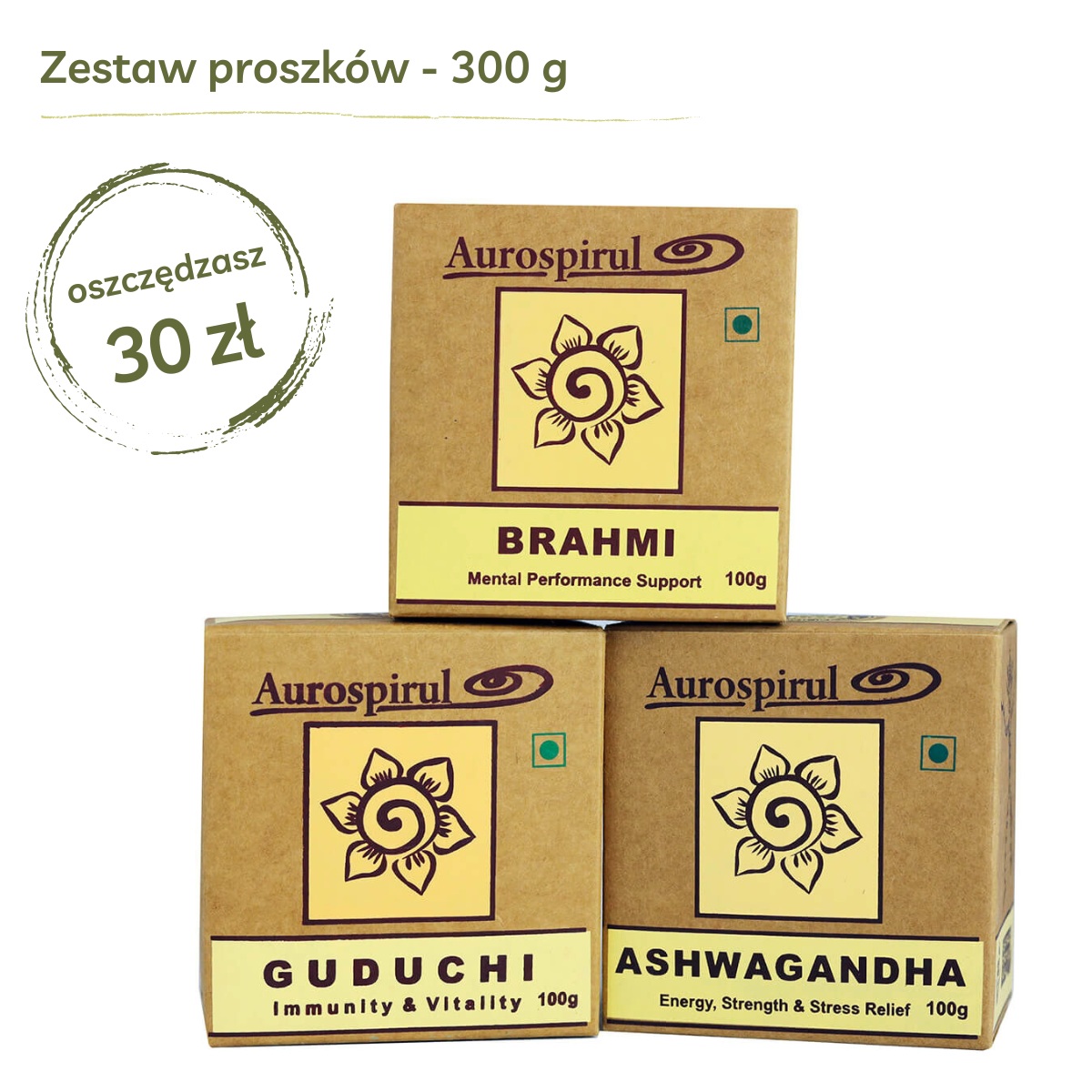 Na Nastrój i Stres | zestaw ziół | proszek | Aurospirul