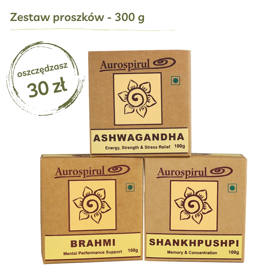 Na Układ Nerwowy i Mózg | zestaw ziół | proszek | Aurospirul