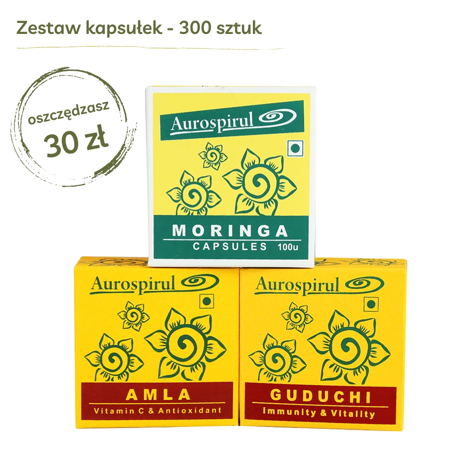 Na Układ Odpornościowy | zestaw ziół | kapsułki | Aurospirul