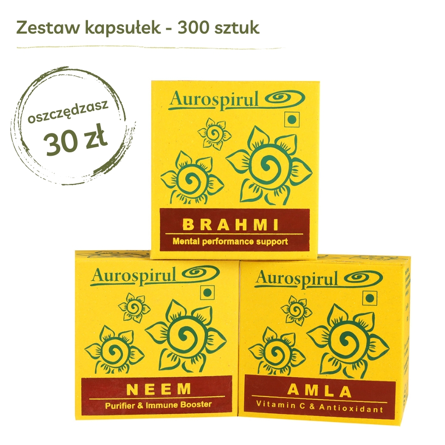 Na Włosy, Skórę i Paznokcie | zestaw ziół | kapsułki | Aurosp...