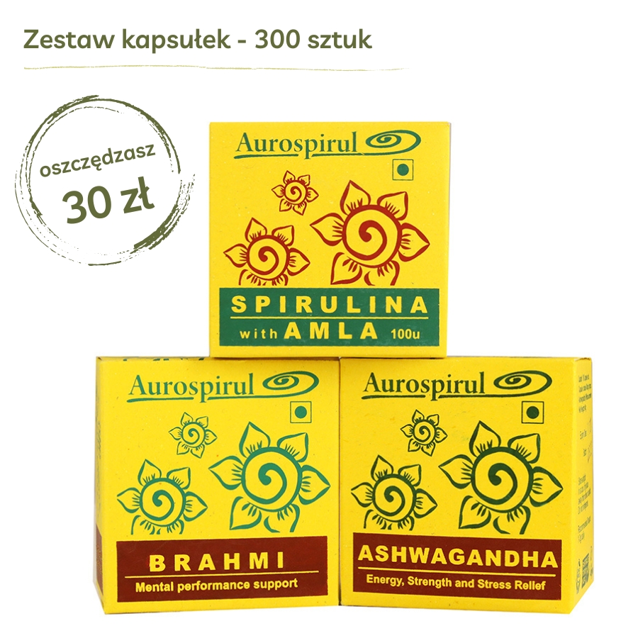 Dla Sportowców | zestaw ziół | kapsułki | Aurospirul