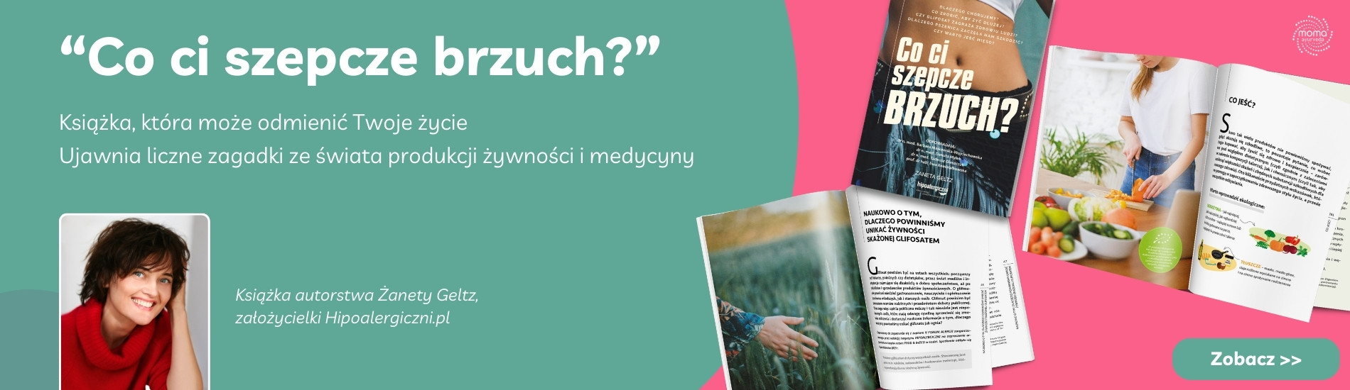 Co Ci szepcze brzuch baner Desktop