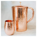 Dzbanek miedziany młotkowany 2000 ml 5905771174606