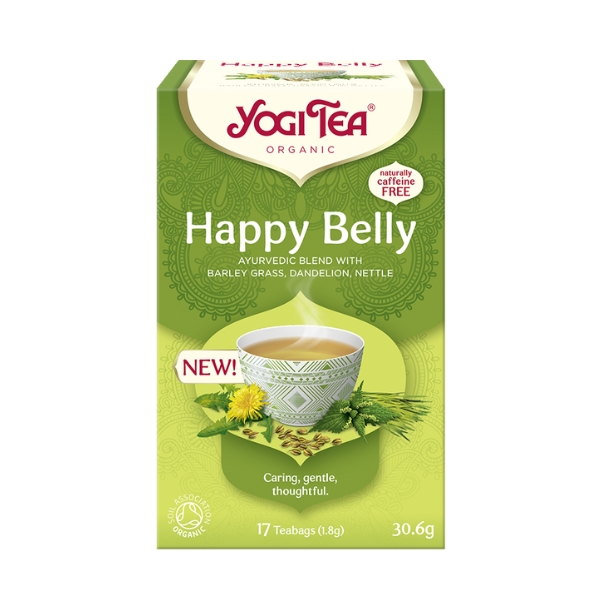 YOGI TEA Happy Belly BIO | Lekki brzuch | Herbata | 17szt. | 30,6g