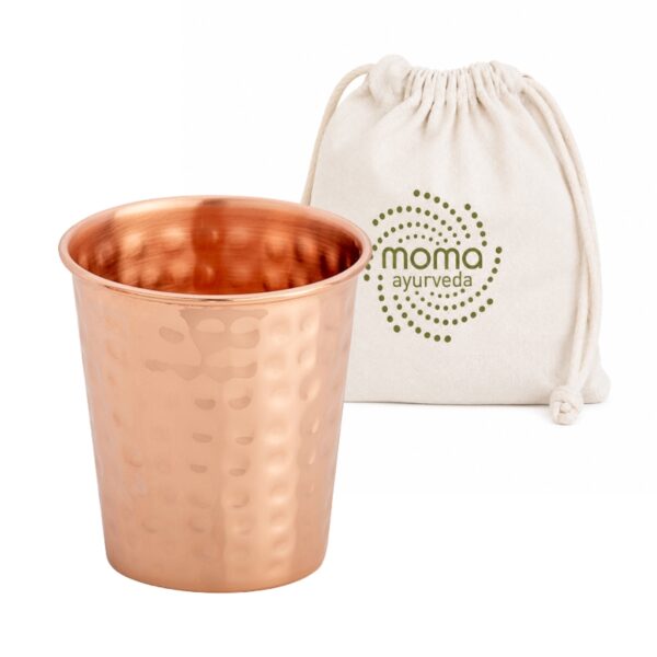 Kubek miedziany na wodę | młotkowany SO1 | 250 ml